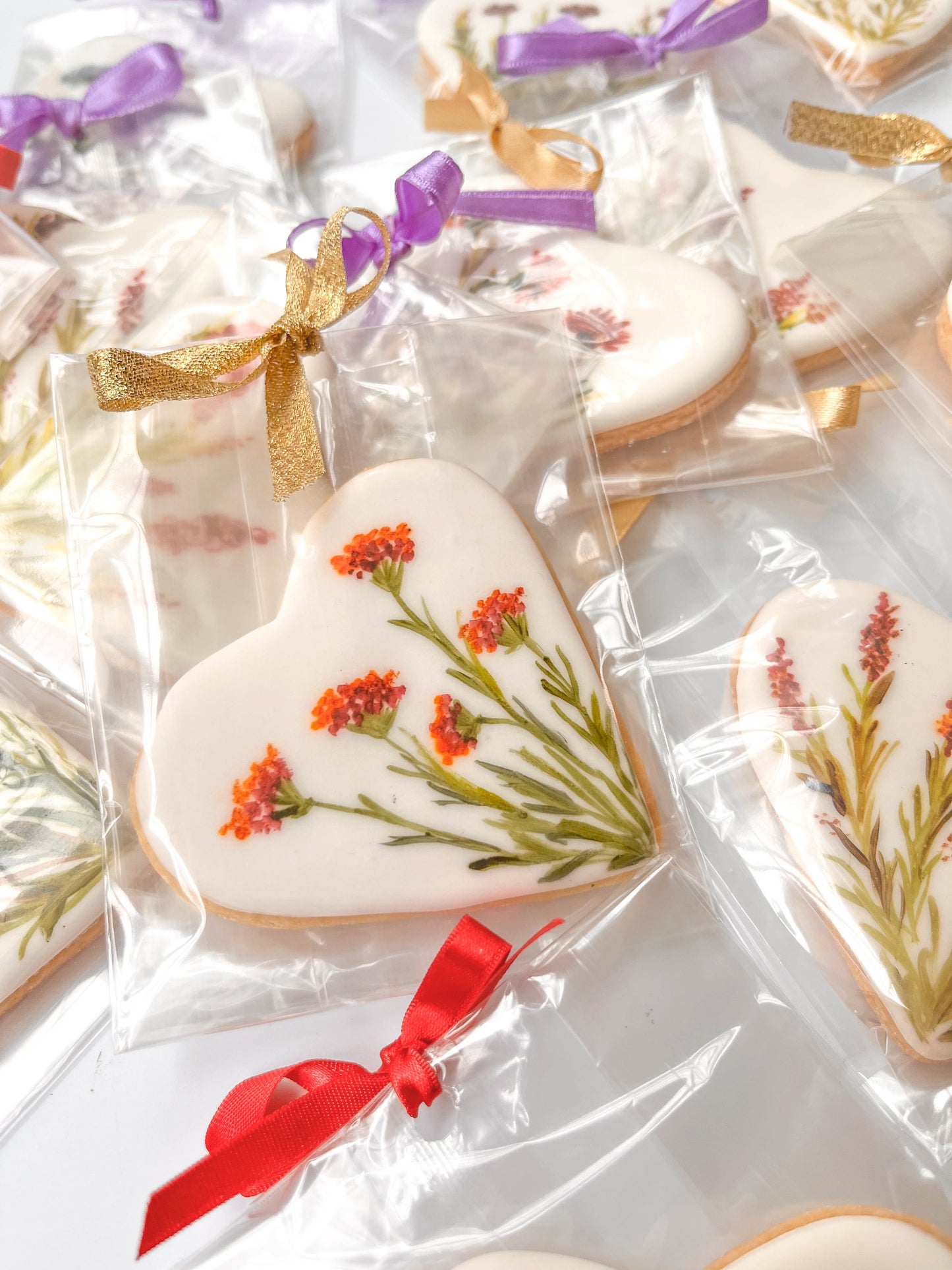 Hand-Painted Wildflower Biscuits