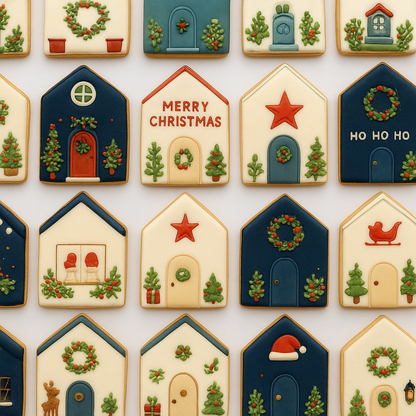 Christmas House Cookies