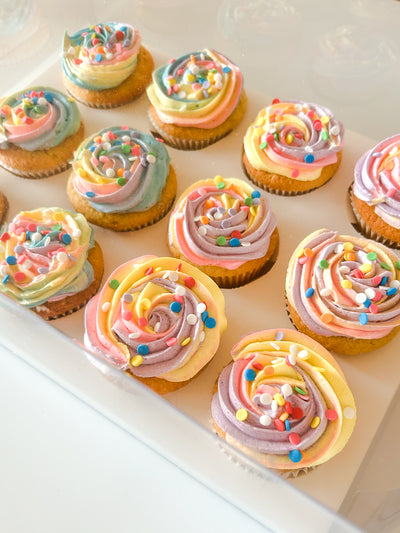 Rainbow Cupcakes