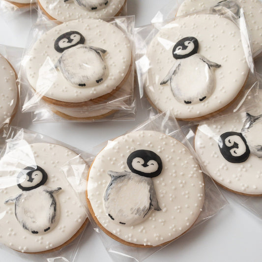 Little Waddlers - Hand-Painted Penguin Biscuits
