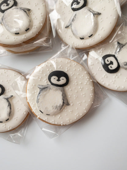 Little Waddlers - Hand-Painted Penguin Biscuits