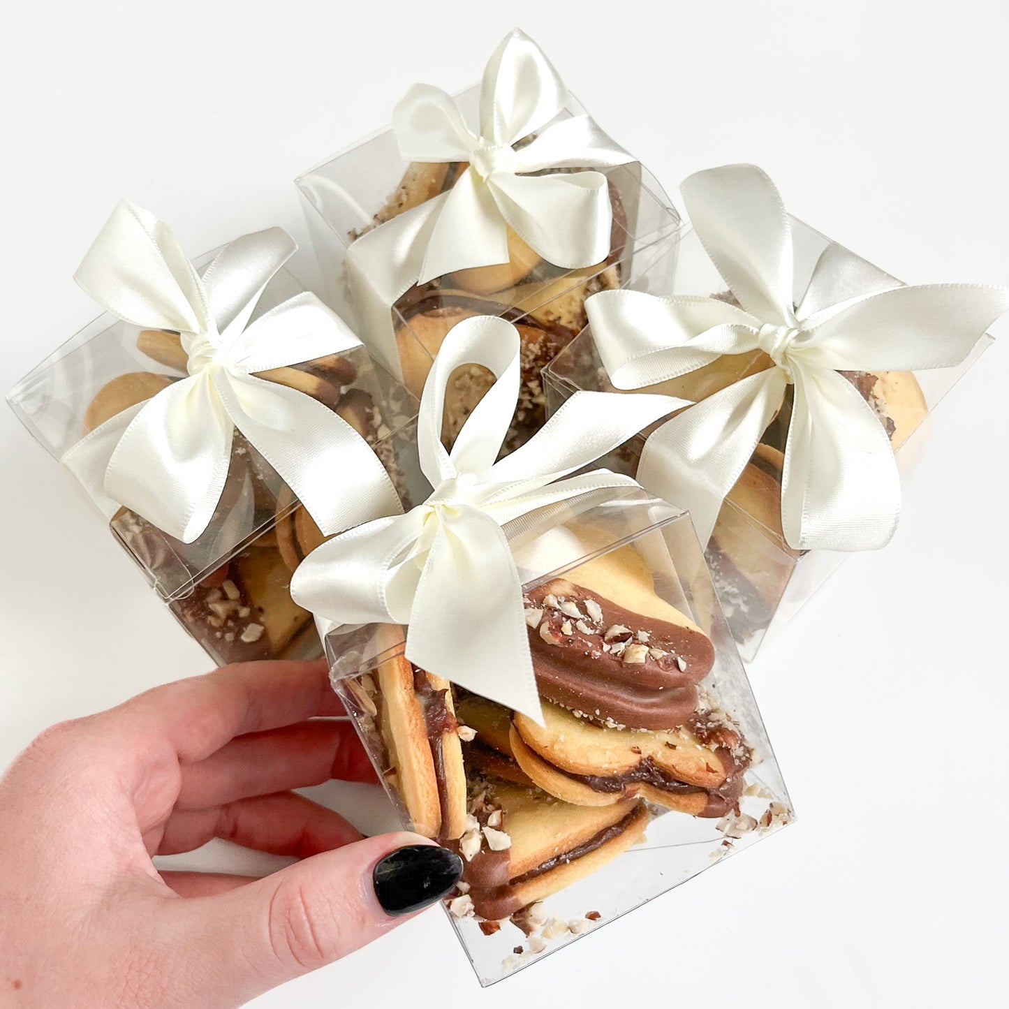 Double-Stacked Filled Biscuits