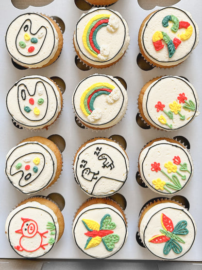 Cartoon Cupcakes