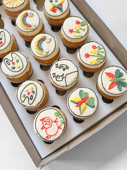 Cartoon Cupcakes