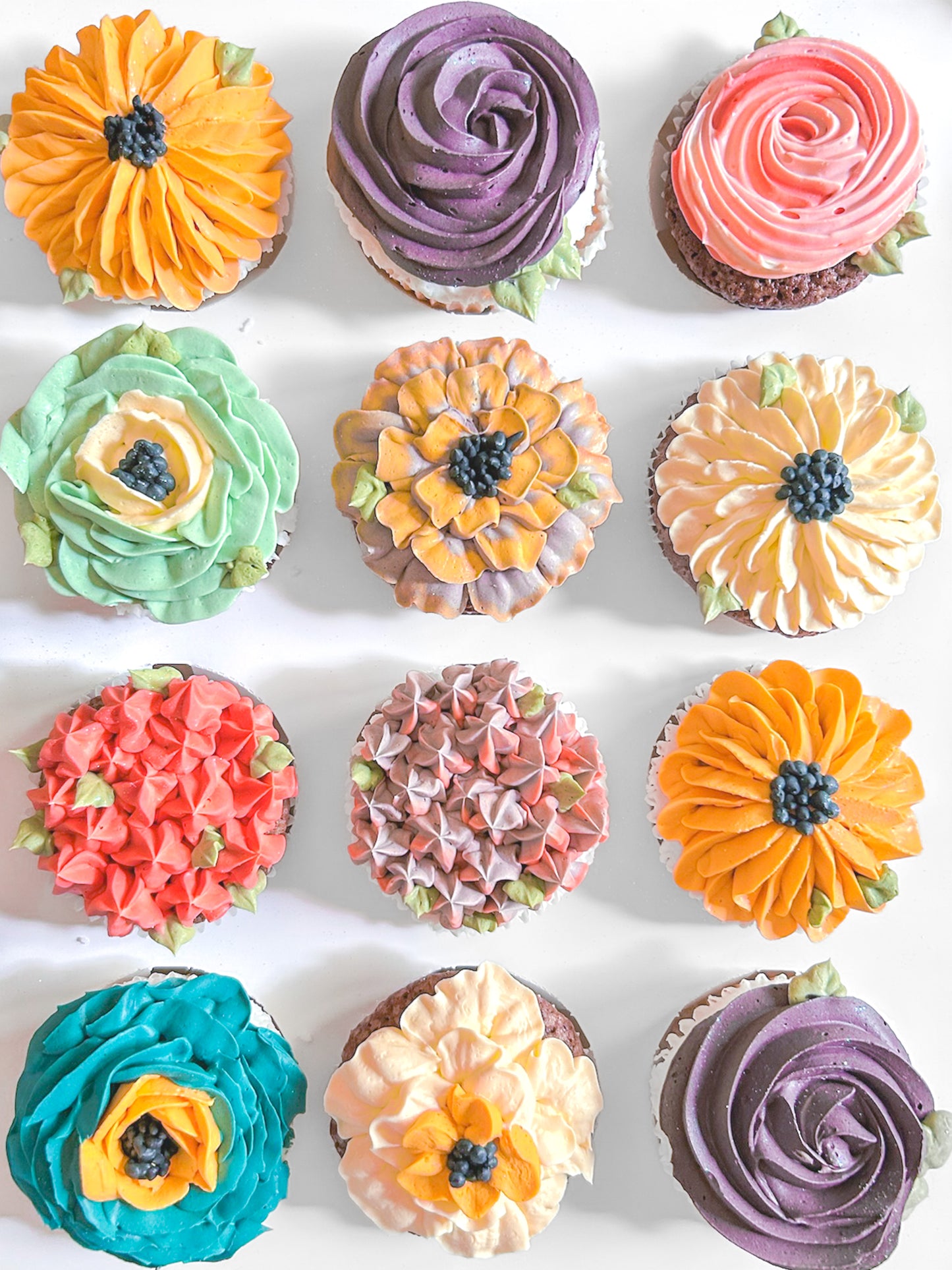 Floral Cupcakes
